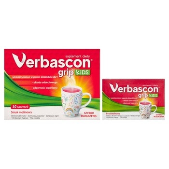 Verbascon Grip Kids, proszek, saszetki, 10 szt.