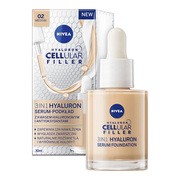 Nivea Hyaluron Cellular Filler, serum-podkład 3 w 1, nr 02, 30 ml