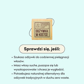 Mydlarnia 4 Szpaki, odżywka do włosów w kostce, 55 g