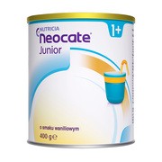 Neocate Junior 1+, żywność specjalnego przeznaczenia medycznego o smaku waniliowym, 400 g