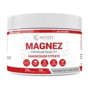 Wish Magnez Magnesium citrate, proszek, 250 g