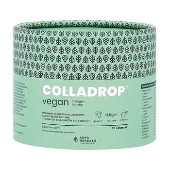 Colladrop Vegan, collagen booster Vollagen®, saszetki z proszkiem, 30 szt.