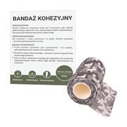 Paso, bandaż kohezyjny, 10 cm x 4,5 m, moro, 1 szt.