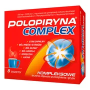 Polopiryna Complex, proszek w saszetkach do sporządzania roztworu doustnego, 8 szt.