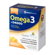 XenicoPharma Bio Omega3 D4000, kapsułki miękkie, 60 szt.