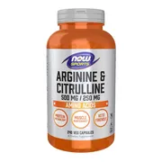 Now Sports Arginine & Citrulline, kapsułki, 240 szt.