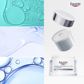 Eucerin Hyaluron Filler, krem na noc przeciwzmarszczkowy, refill, 50 ml