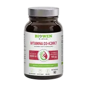 Biowen Witamina D3+K2MK7, kapsułki miękkie, 90 szt.