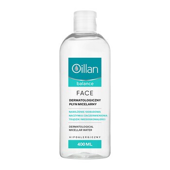 Oillan Balance, dermatologiczny płyn micelarny, 400 ml