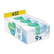 Chusteczki Pampers Harmonie Aqua, chusteczki nawilżane, 9 x 48 szt.