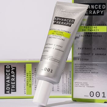 Bielenda Advanced Therapy, wyspecjalizowany peeling do twarzy, terapia enzymatyczna, 30 ml