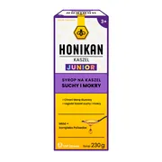 Honikan Kaszel Junior, syrop na kaszel suchy i mokry, 230 g