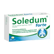 Soledum forte, 200 mg, kapsułki dojelitowe miękkie, 20 szt.