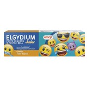 Elgydium Junior Emoji, pasta do zębów dla dzieci 7-12 lat, smak Tutti-Frutti, 50 ml
