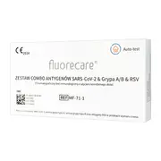 Test Fluorecare, zestaw combo antygenowy, SARS-CoV2&Grypa A/B&RSV, 1 szt.