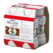 Resource Junior, płyn, smak czekoladowy, 200 ml, 4 szt
