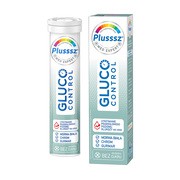 Plusssz Gluco Control, tabletki musujące, smak bergamotka-trawa cytrynowa, 20 szt.