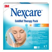 Nexcare ColdHot Therapy Pack Mini, zimno-ciepły okład żelowy wielokrotnego użytku, 11 cm x 12 cm, 1 szt.