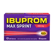 Ibuprom Max Sprint, 400 mg, kapsułki miękkie, 10 szt.