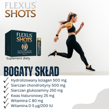 Flexus Shots, płyn doustny, 10 ml, 20 fiolek