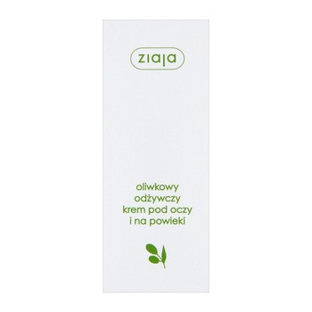Ziaja, naturalny oliwkowy odżywczy krem pod oczy i na powieki, 15 ml