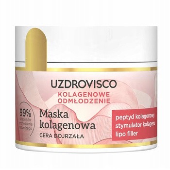 Uzdrovisco Kolagenowe Odmłodzenie, maska kolagenowa, cera dojrzała, 40 ml