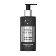 Apis Action For Men, krem,odżywczy,do ciała i dłoni, 300 ml
