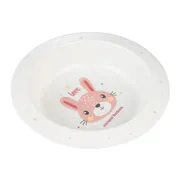 Canpol Babies, miska plastikowa Cute Animals, 270 ml, różowy, 1 szt.