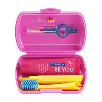 Curaprox Travel Set Pink, zestaw podróżny, 1 szt.