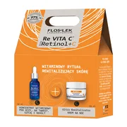 Zestaw Flos-Lek Revita C, krem na noc, 50 ml + koncentrat witaminowy pod oczy na twarz, szyję, dekolt, 30 ml