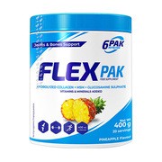 6PAK Flex Pak, smak pineapple (ananas), proszek, 400 g