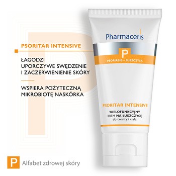Pharmaceris P Psoritar Intensive, wielofunkcyjny krem na łuszczycę do twarzy i ciała, 50 ml