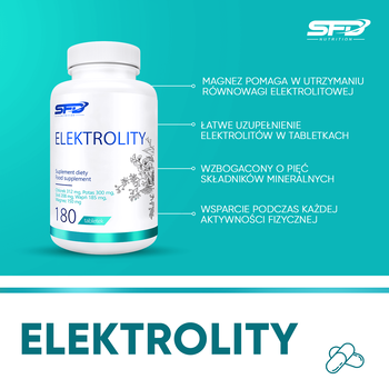 SFD Elektrolity, tabletki, 180 szt.