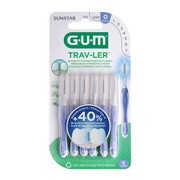 Gum Trav-Ler, szczoteczka międzyzębowa, 0,6 mm, wrzosowa, 6 szt.