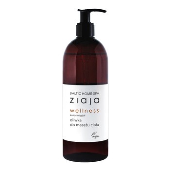 Ziaja Baltic Home Spa Wellness, oliwka do masażu ciała, kokos, migdał, 490 ml