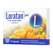 Loratan pro, 10 mg, kapsułki miękkie, 10 szt.