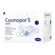 Cosmopor E, plastry opatrunkowe jałowe, 7,2 x 5 cm, 50 szt.