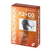 Menachinox K2 + D3 2000, kapsułki miękkie, 30 szt.