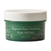 Axis-Y, Mugwort Pore Clarifying Wash Off Pack, oczyszczająca maska z bylicą, 100 ml