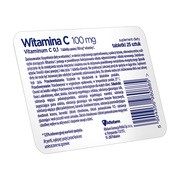Witamina C 100 mg, tabletki, 25 szt.
