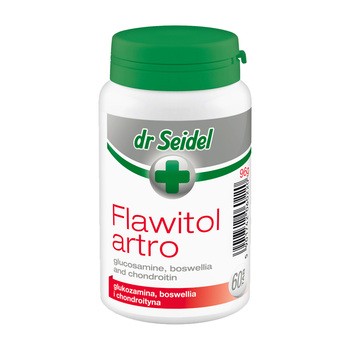 Dr Seidel Flawitol Artro, tabletki dla psów, 60 szt.