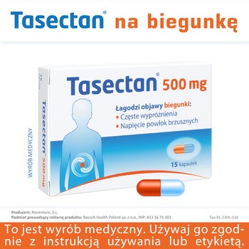 Tasectan 500 mg, kapsułki, 15 szt.