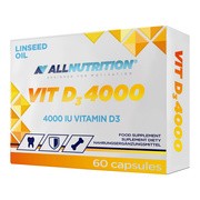 Allnutrition Vit D3 4000 + K2, kapsułki, 60 szt.