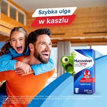 Mucosolvan, 30 mg/5 ml, syrop, 200 ml