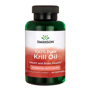 Swanson Krill Oil (Olej z kryla antarktycznego), kapsułki, 60 szt.
