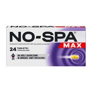 No-Spa Max, 80 mg, tabletki powlekane, 24 szt.