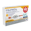 PIC Insumed, strzykawki insulinowe z powiększeniem 31Gx8mm 0,5 ml, 30 szt.