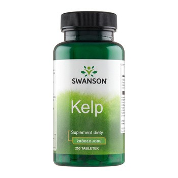 Swanson Kelp, tabletki, 250 szt.