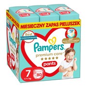 Pampers Premium Care Pants 7 (17+ kg), pieluchomajtki jednorazowe, 80 szt.