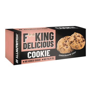 Allnutrition Fitking Delicious Cookie Chocolate Chip, ciasteczka z kawałkami czekolady, 135 g